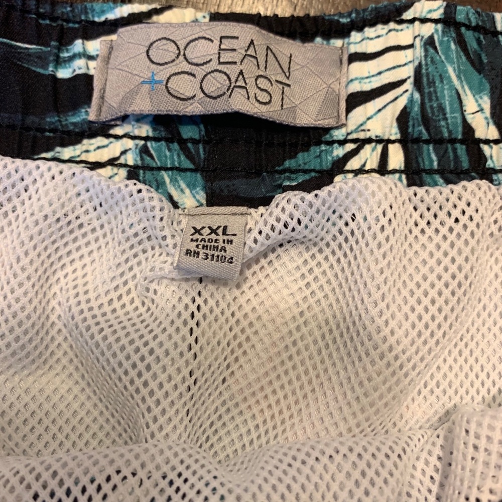 Ocean and Coast Swim Trunk Black Floral XXL - Picture 3 of 7